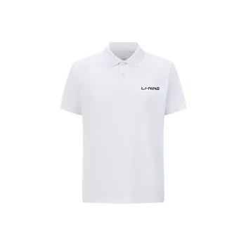 LiNing Table Tennis Series Polo Shirt Unisex White
