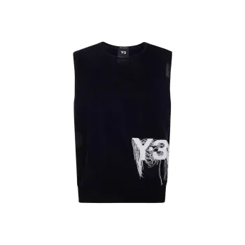 Y 3 Free Shipping With AdiClub Y 3 Logo Knit Vest