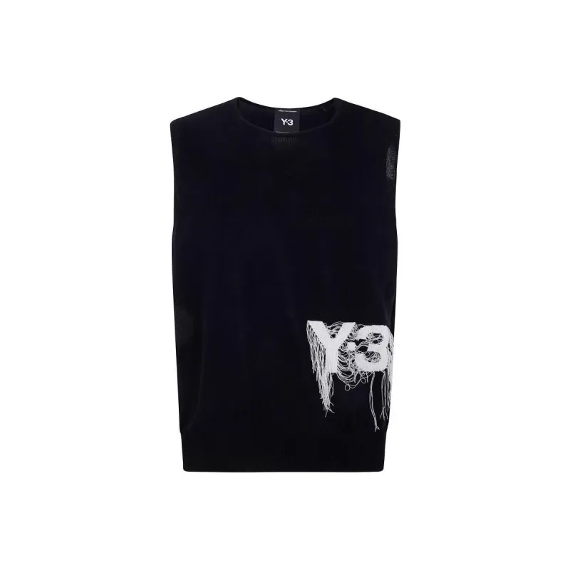 Y 3 Free Shipping With AdiClub Y 3 Logo Knit Vest-0