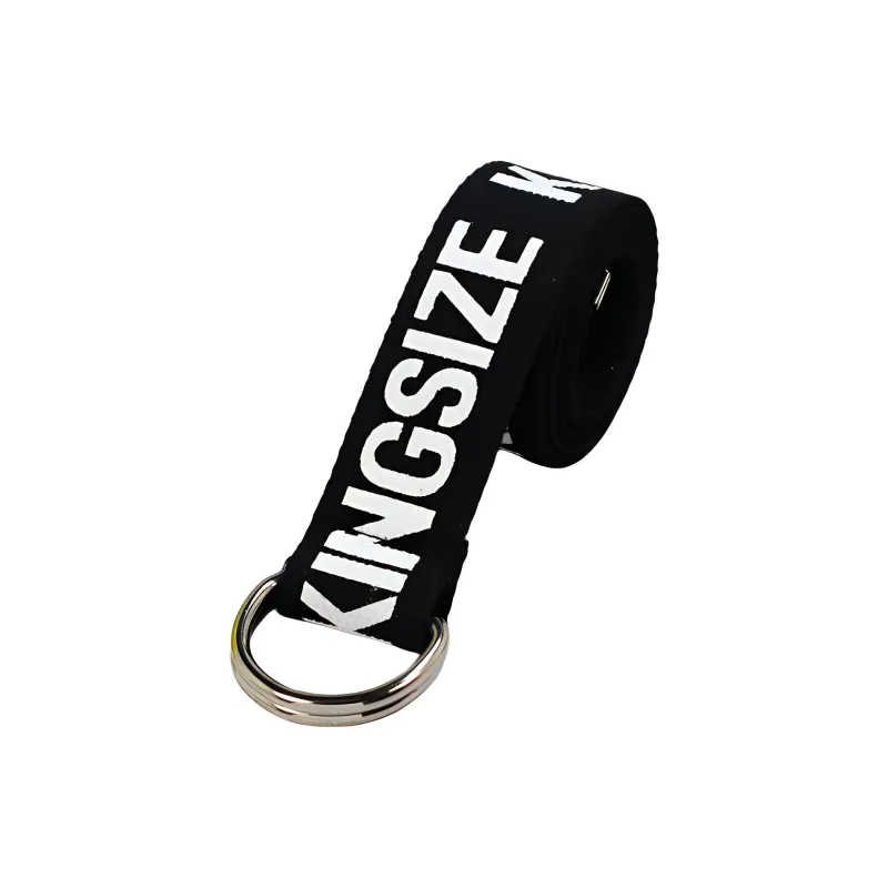 Mulinsen Korean Style Print Double Ring Buckle Fabric Belt Unisex Width  3.8CM-2