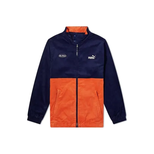 PUMA Jacket Men's Navy Blue Orange