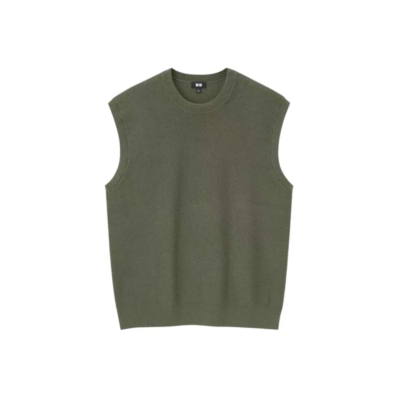 UNIQLO Tank Tops Unisex 56 Olive-0