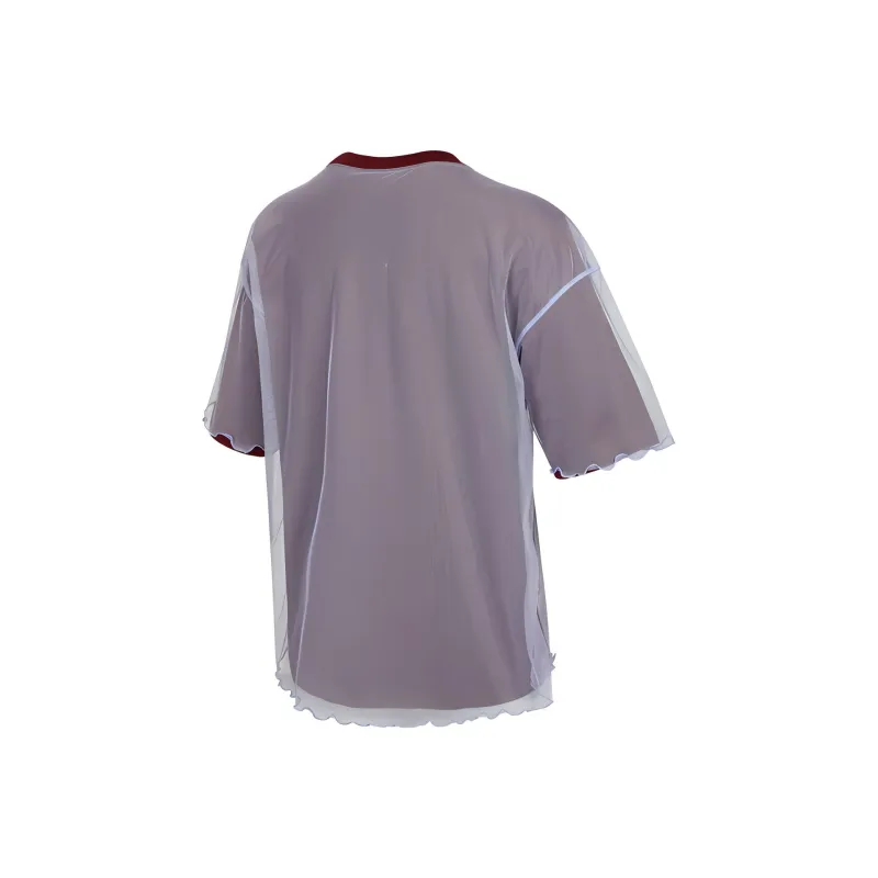 Nike Drop Shoulder Sleeve T Shirt Women's Purple-1