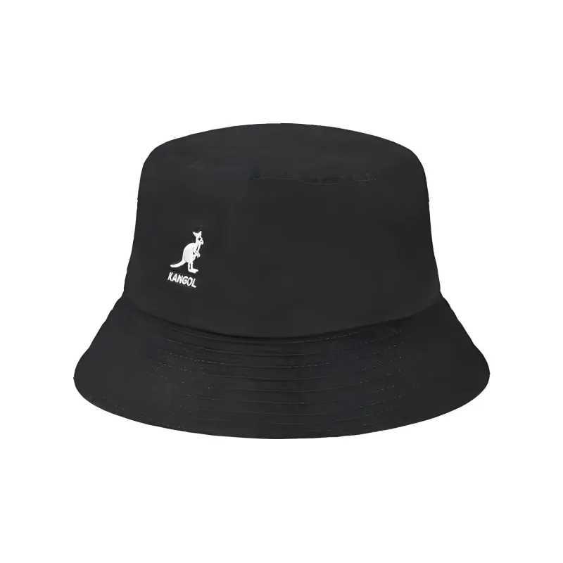 KANGOL Cotton Bucket Hats Unisex Black-1