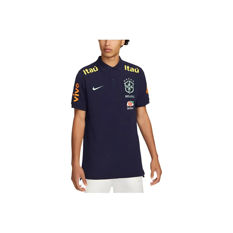 Nike Polo Shirts Men Blue-0