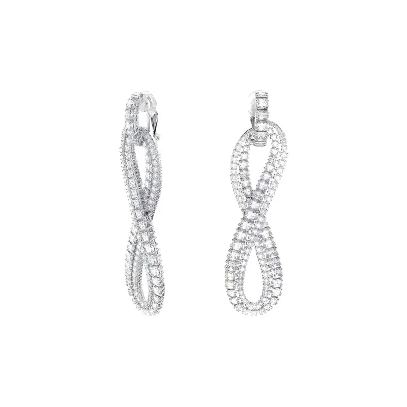 Swarovski Hyperbola Embellished Clip-on Earrings-1