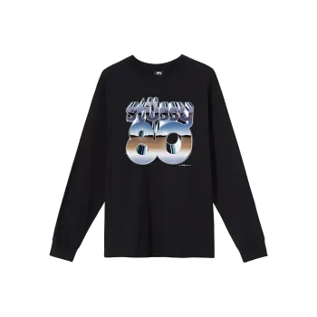 Stussy 80 Chrome Long Sleeve Tee
