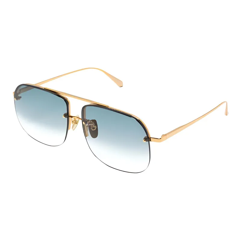 Linda Farrow Seren Pilot Frame Sunglasses-0