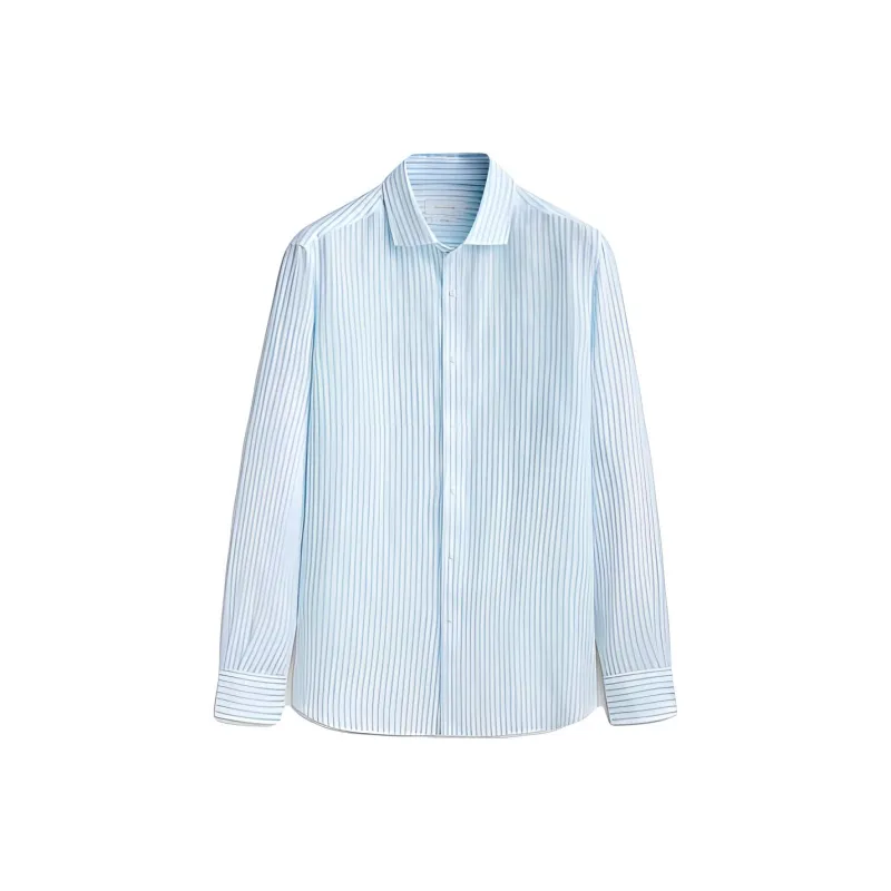 Massimo Dutti Shirts Men Green-0