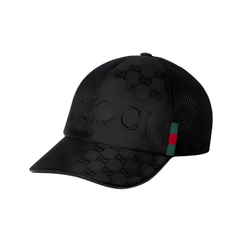 GUCCI Web Detailed Gg Baseball Cap