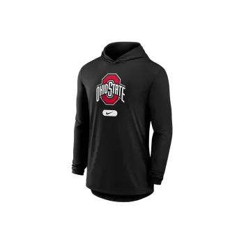 Nike Ohio State Buckeyes Men's Nike Dri FIT College Long Sleeve Hooded T Shirt