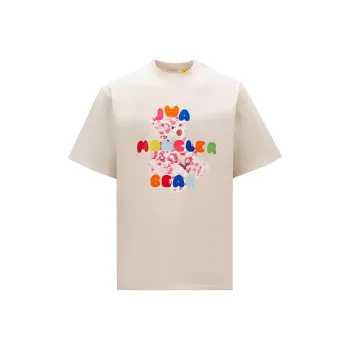 Jw Anderson X Moncler X JW Anderson T Shirts Unisex Beige