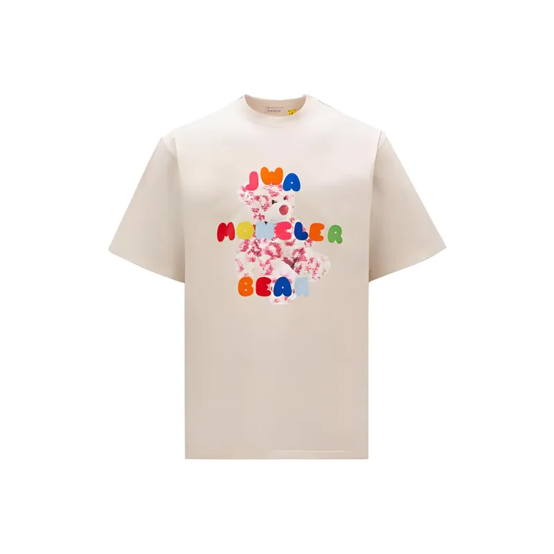 Jw Anderson X Moncler X JW Anderson T Shirts Unisex Beige-0