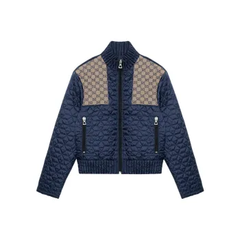 GUCCI Gg Fabric Quilted Jacket