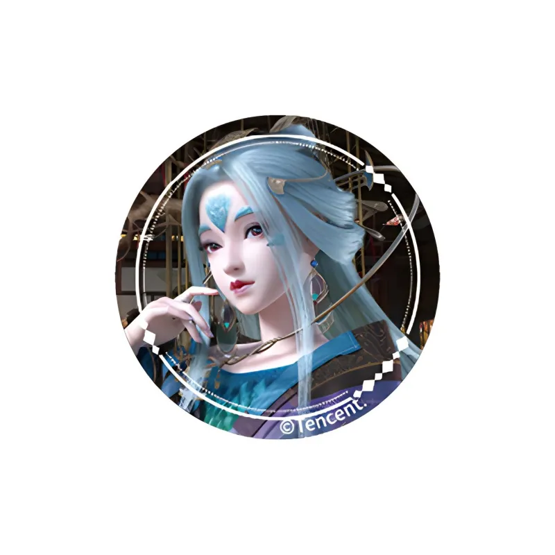 TENGXUNSHIPINCAOCHANGDI Cherished Thoughts Official Merch Reflective Badges-8