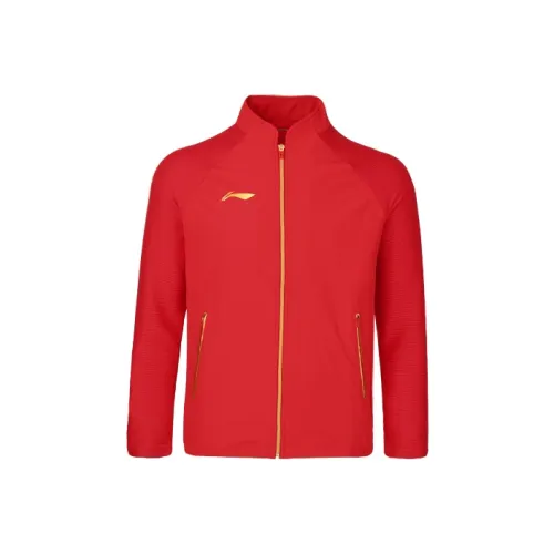 LiNing Table Tennis Series Jacket Men's Sample Red