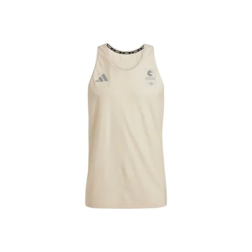 Adidas Pack Shipping With AdiClub Boston Marathon® 2025 Own The Run Tank Top