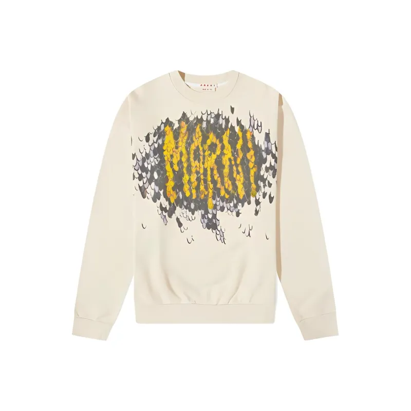 MARNI Sweatshirts Men Beige-0
