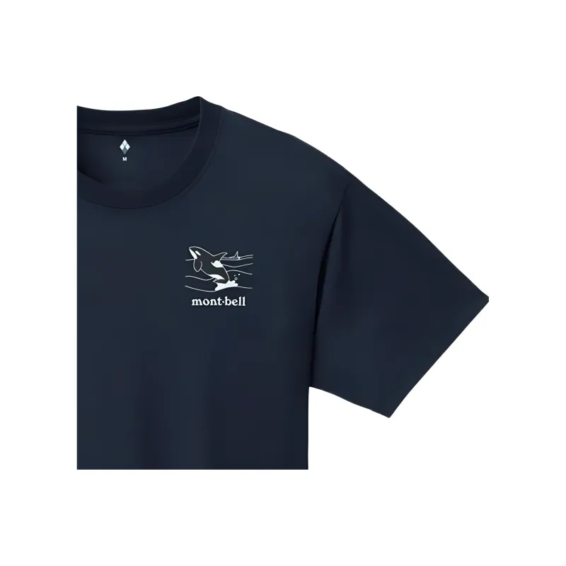 MONTBELL T Shirt Men's Marine Blue-2