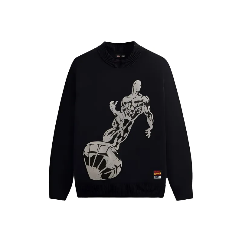 KITH X Marvel Silver Surfer Lewis Crewneck Sweater-0