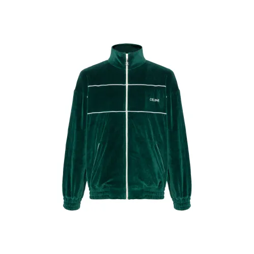 CELINE SS23 Jackets Coats Men's Bottle Green