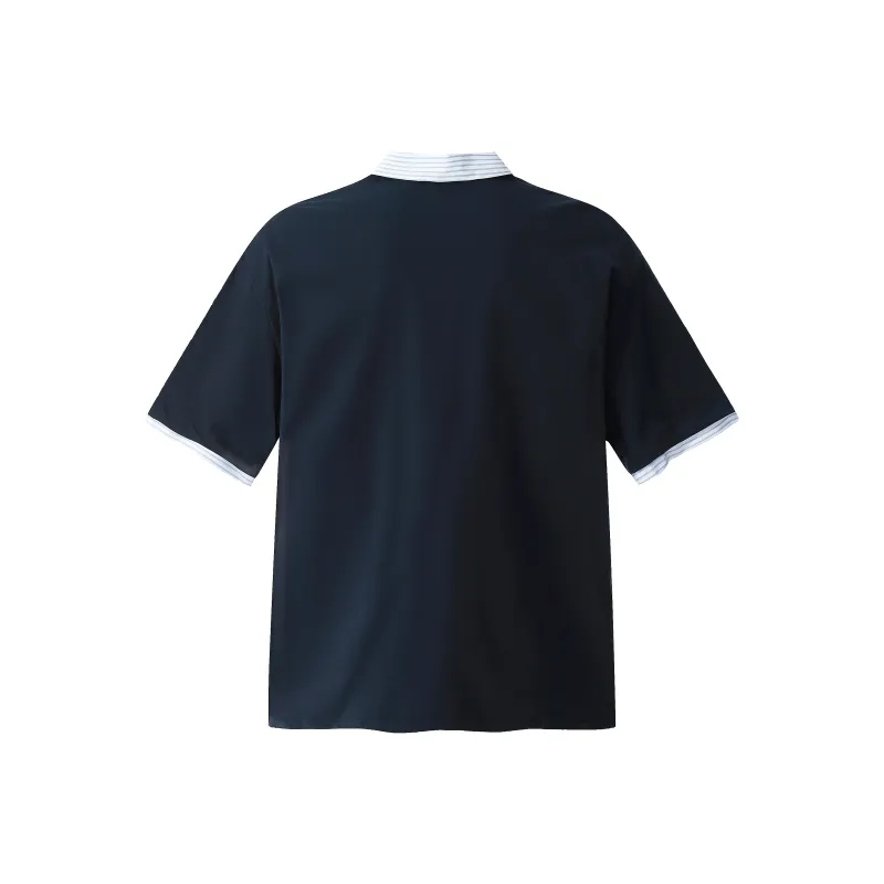 VERAF CA Polo Shirt Unisex Navy Blue-1