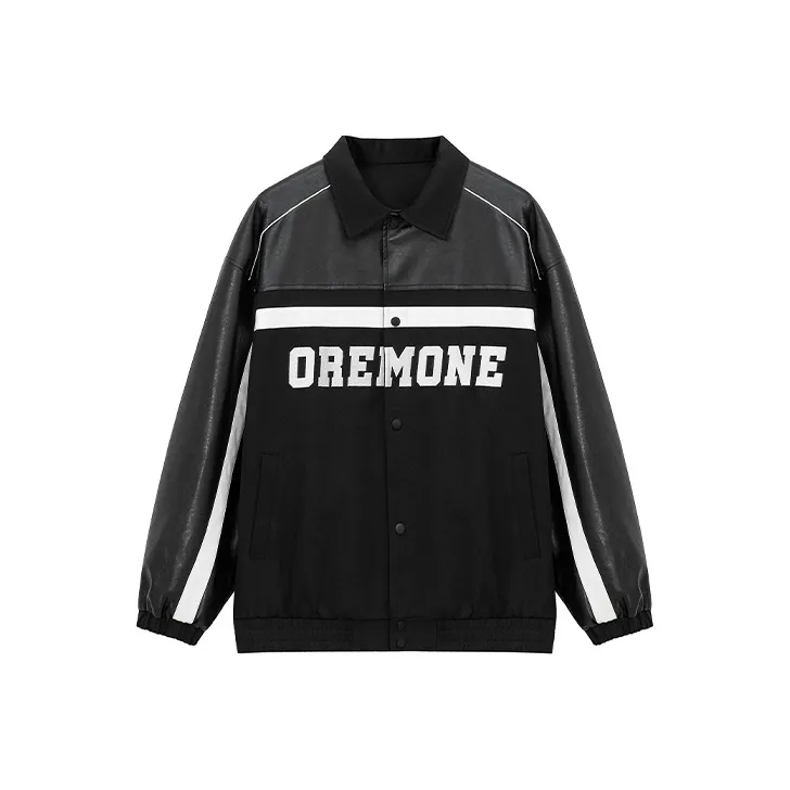 OREM ONE Loose Fit Jacket Unisex Black-0