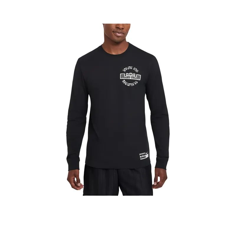 Nike LeBron Men's Max90 Long Sleeve Basketball T Shirt-0