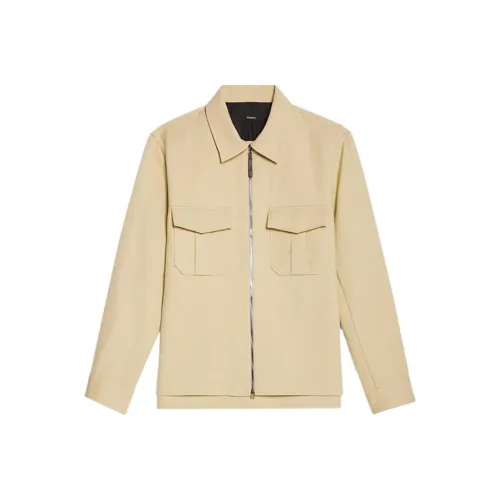 THEORY Jackets Men Milk White