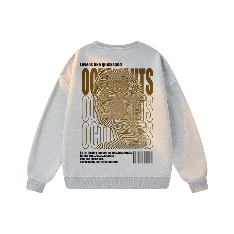 Small Columns Under The Sea Sweatshirt Unisex-14