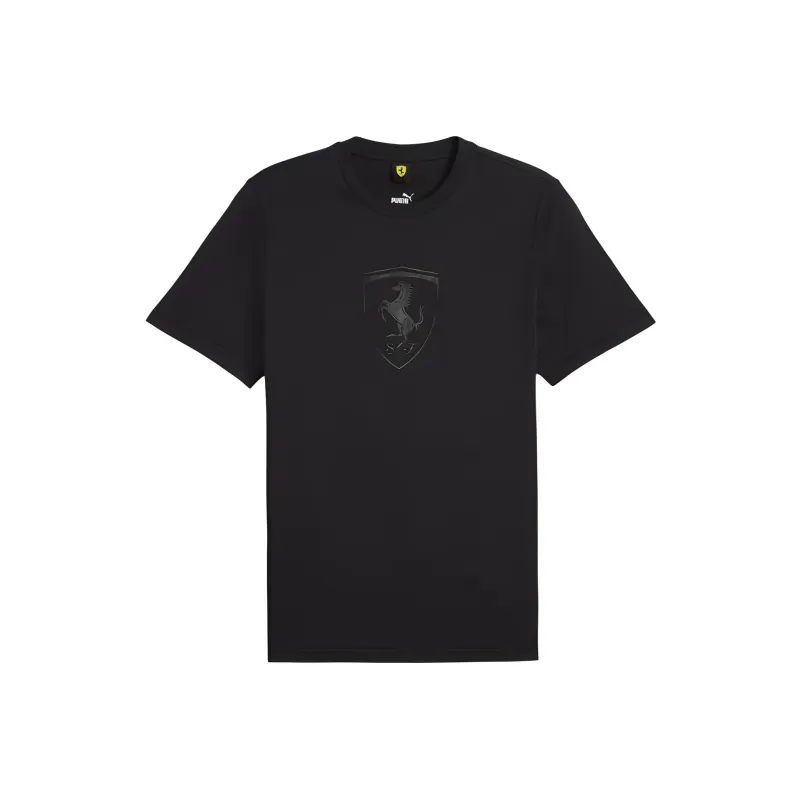PUMA FERRARI RACE BIG SHIELD T Shirt Men's Black-0