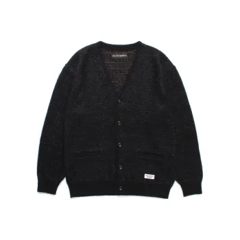 WACKO MARIA FW24 Knitwear Unisex Black Gray Color