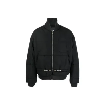 DIESEL Front Zip Padded Bomber Jacket