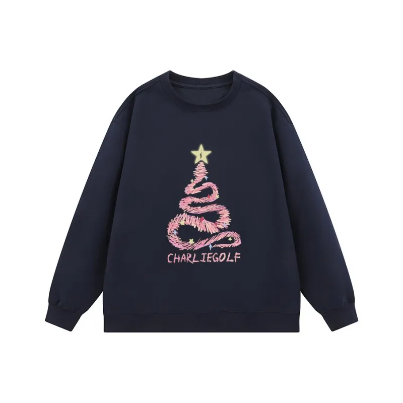 CHARLIE GOLF Sweatshirt Unisex White-8