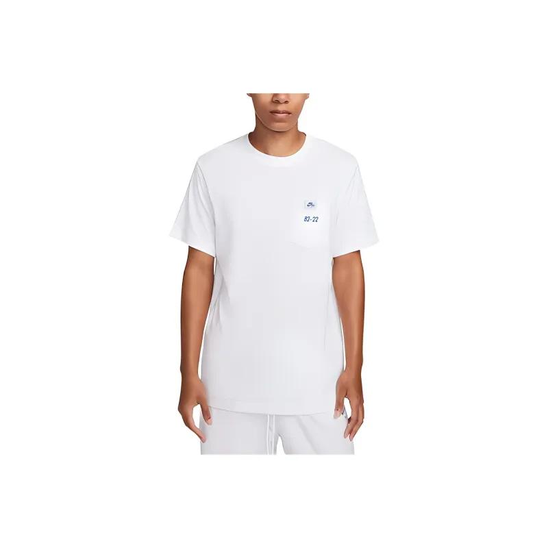 Nike T Shirts Men White-0