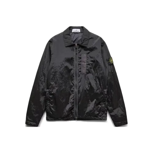 STONE ISLAND Jackets Coats Men's Black
