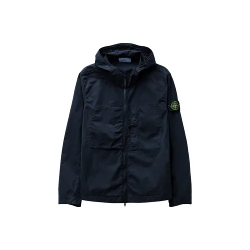 STONE ISLAND Jackets Men Blue