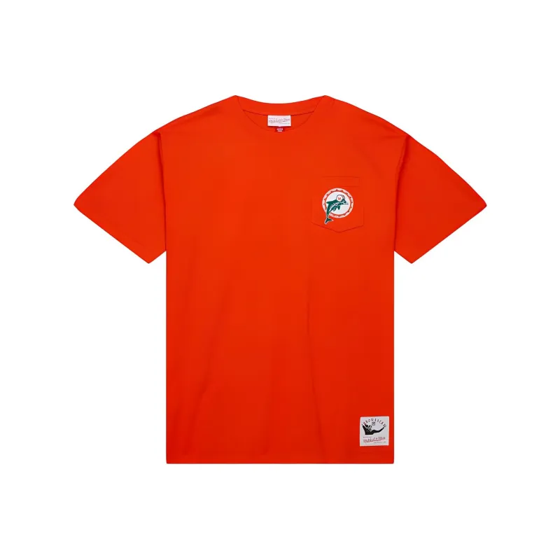Mitchell Ness T Shirts Men Orange-0