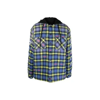 OFF WHITE Plaid check Shirt Jacket