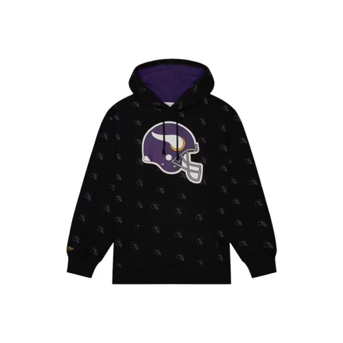 Mitchell & Ness Minnesota Vikings Allover Print Sweatshirt Men's Black