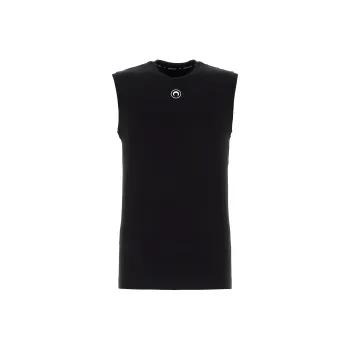 Marine Serre Moon Embroidered Crewneck Tank Top