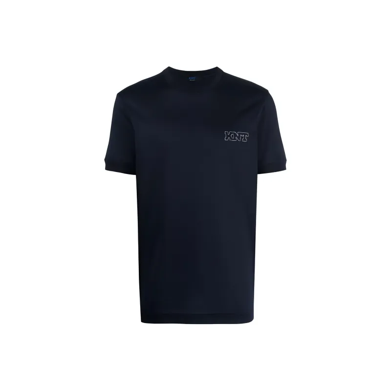 KITON Crew neck Cotton T shirt-0