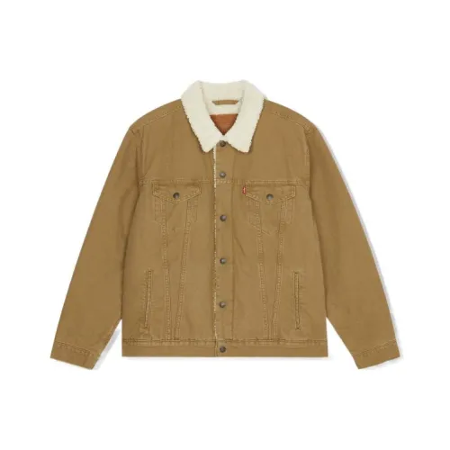 Levi's Jacket Men's Brown Yellow