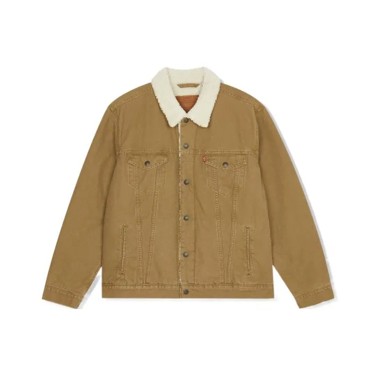 Levi's Jacket Men's Brown Yellow-0
