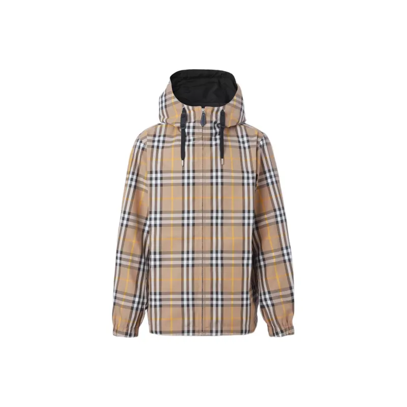 Burberry Reversible Check Hooded Jacket-0