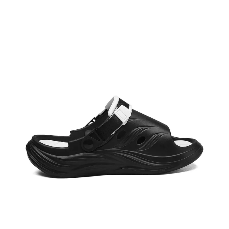 YUZHAOLIN Beach Sandals Unisex Black/Khaki/Neon Green-11