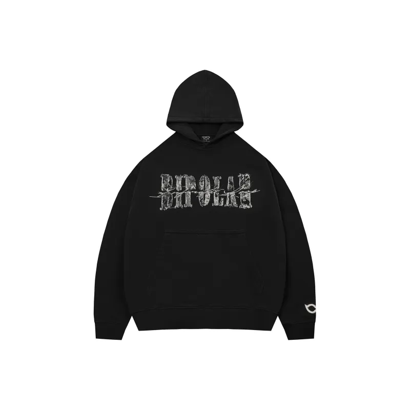 BIPOLAR Sweatshirt Unisex Black Navy Blue-0