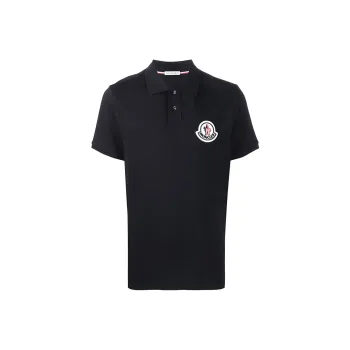 Moncler Polo Shirt Unisex Dark Blue