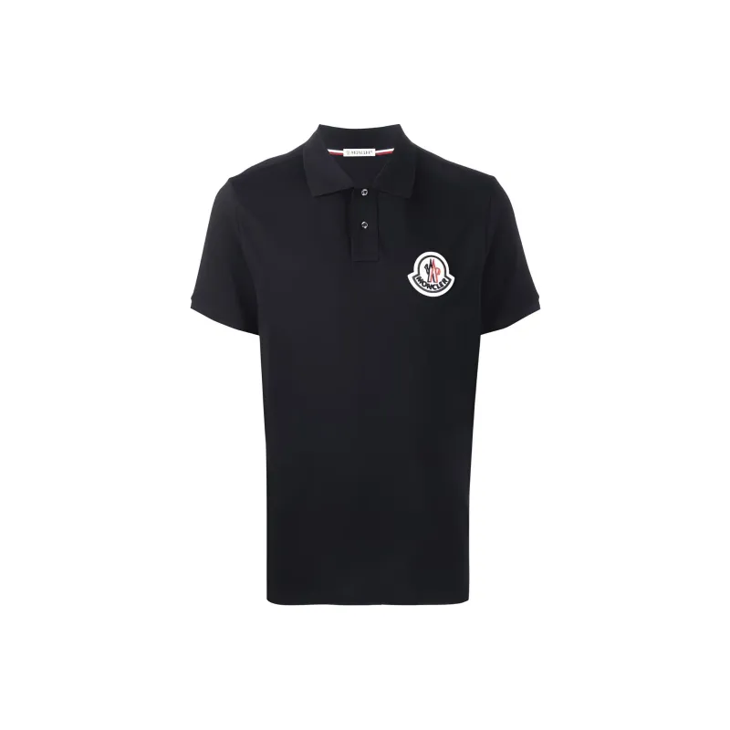 Moncler Polo Shirt Unisex Dark Blue-0