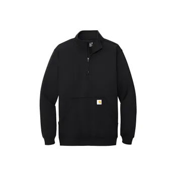 Carhartt Midweight Zip Mock Neck Sweatshi Black Shirt Men's